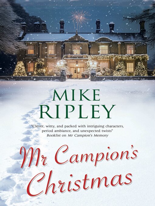 Title details for Mr Campion's Christmas by Mike Ripley - Available